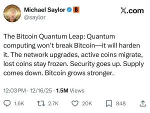 Hrozba kvantových počítačů pohledem Michaela Saylora